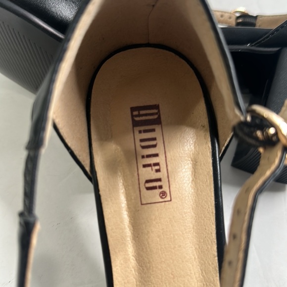 Didifu black Mary Jaen leather pump size 8.5 - Picture 8 of 8